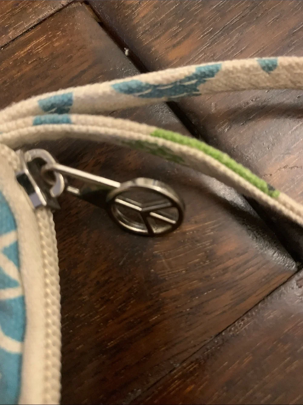bungalow 360 Turtle Print Mini Wristlet in Blue & Green